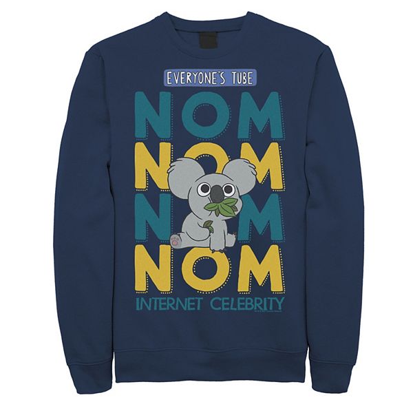 Men S Cartoon Network We Bare Bears Nom Nom Sweatshirt