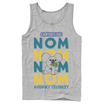 Men's Cartoon Network We Bare Bears Nom Nom Internet Celebrity Tank Top