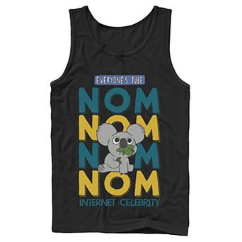 Men's Cartoon Network We Bare Bears Nom Nom Internet Celebrity Tank Top