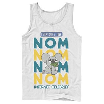 Men's Cartoon Network We Bare Bears Nom Nom Internet Celebrity Tank Top