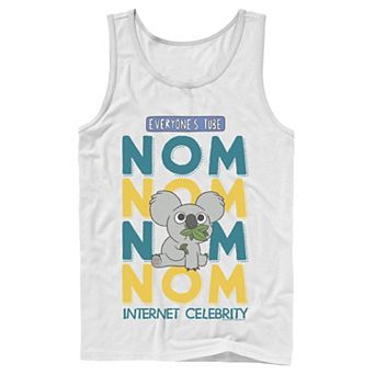 Men's Cartoon Network We Bare Bears Nom Nom Internet Celebrity Tank Top