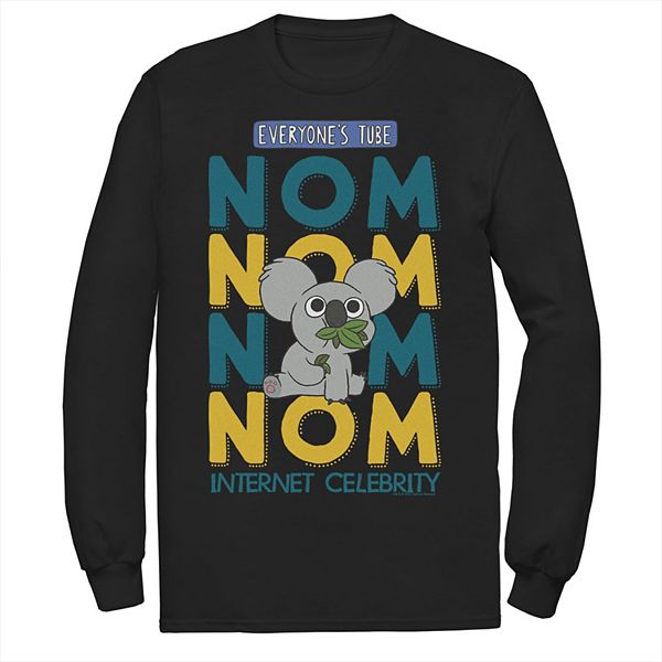 Men S Cartoon Network We Bare Bears Nom Nom Internet Celebrity Tee