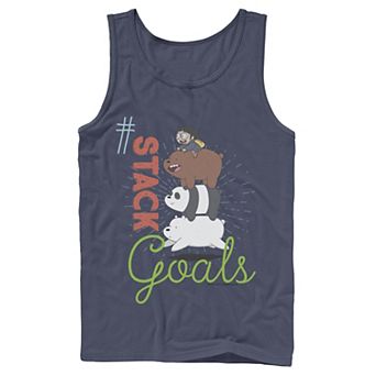 Men's Cartoon Network We Bare Bears This My Squad Patch Tank Top