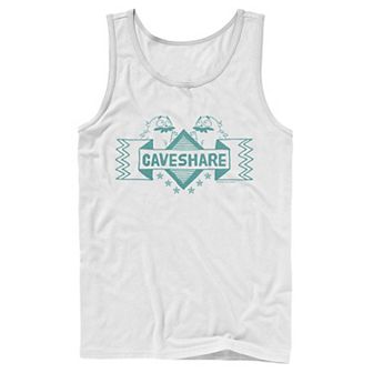 Men's Cartoon Network We Bare Bears Caveshare Outline Banner Tank Top