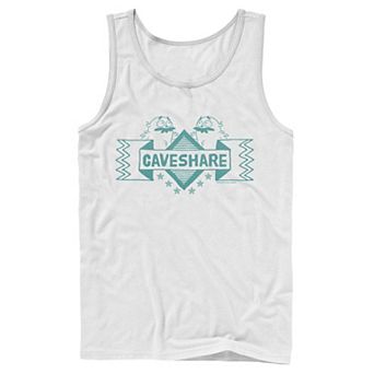 Men's Cartoon Network We Bare Bears Caveshare Outline Banner Tank Top