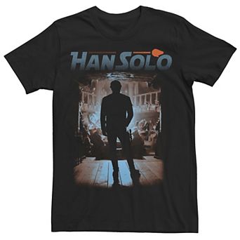 Men's Star Wars Han Solo Gambler's Den Silhouette Graphic Tee