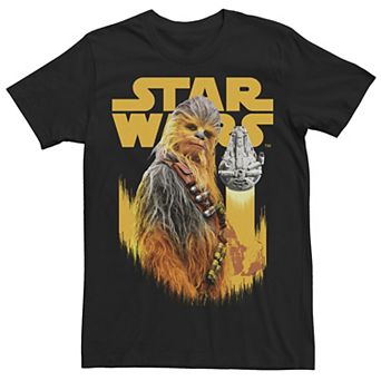 Men's Star Wars Han Solo Movie Chewie Grungy Intro Tee