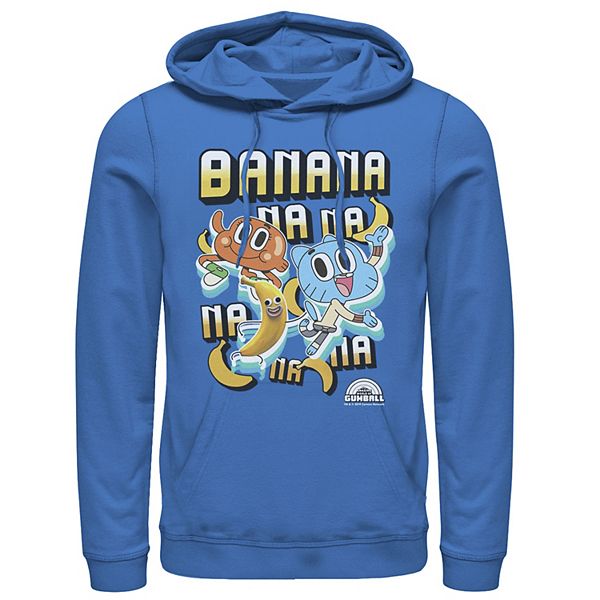 Download Men S Cartoon Network Gumball Darwin Banana Joe Na Na Na Dance Hoodie