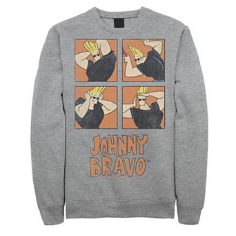 Men's Cartoon Network Johnny Bravo Box Up Hairdo Sweatshirt