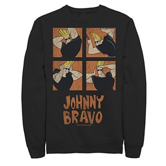 Men's Cartoon Network Johnny Bravo Box Up Hairdo Sweatshirt