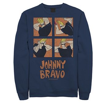 Men's Cartoon Network Johnny Bravo Box Up Hairdo Sweatshirt