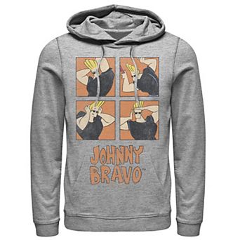Men's Cartoon Network Johnny Bravo Box Up Hairdo Graphic Hoodie