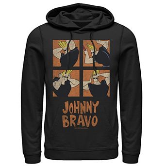 Men's Cartoon Network Johnny Bravo Box Up Hairdo Graphic Hoodie