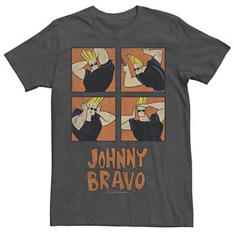 Men's Cartoon Network Johnny Bravo Box Up Hairdo Tee