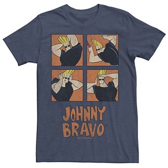 Men's Cartoon Network Johnny Bravo Box Up Hairdo Tee