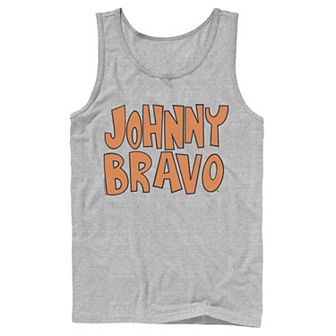 Men's Cartoon Network Johnny Bravo Logo Tank Top
