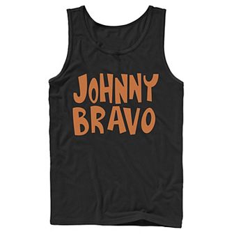 Men's Cartoon Network Johnny Bravo Logo Tank Top