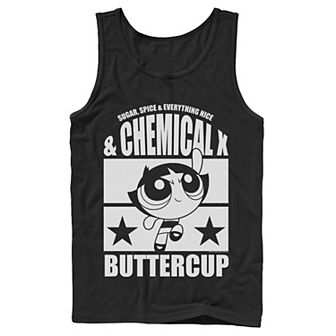 Men's Cartoon Network Powerpuff Girls Buttercup Chemical X Tank Top