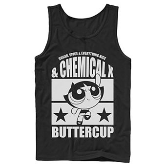 Men's Cartoon Network Powerpuff Girls Buttercup Chemical X Tank Top