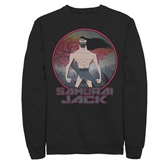 Men's Cartoon Network Samurai Jack The Meditating Warrior Badge Sweatshirt