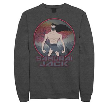 Men's Cartoon Network Samurai Jack The Meditating Warrior Badge Sweatshirt