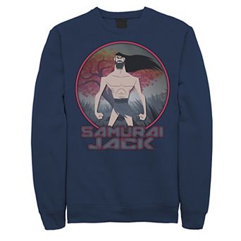 Men's Cartoon Network Samurai Jack The Meditating Warrior Badge Sweatshirt