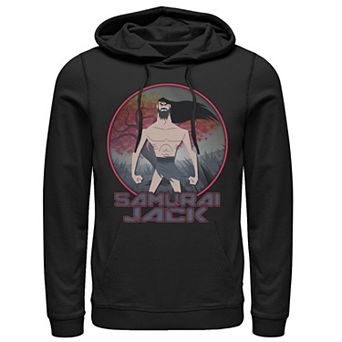 Men's Cartoon Network Samurai Jack The Meditating Warrior Badge Hoodie