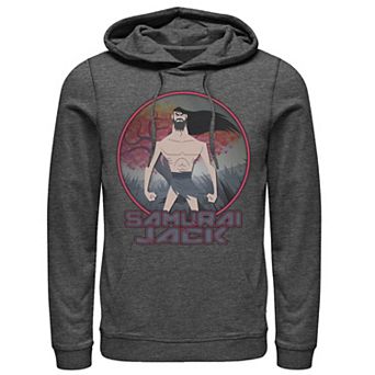 Men's Cartoon Network Samurai Jack The Meditating Warrior Badge Hoodie