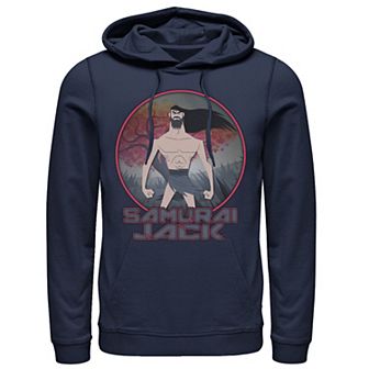 Men's Cartoon Network Samurai Jack The Meditating Warrior Badge Hoodie