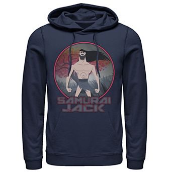 Men's Cartoon Network Samurai Jack The Meditating Warrior Badge Hoodie