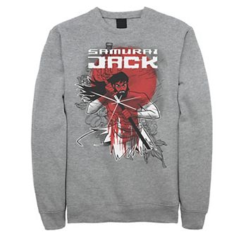 Men's Cartoon Network Samurai Jack Wounded Warrior Fights Again Fleece Top