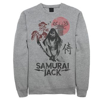 Men's Cartoon Network Samurai Jack Epic Warrior Kanji Art Rock Sweatshirt