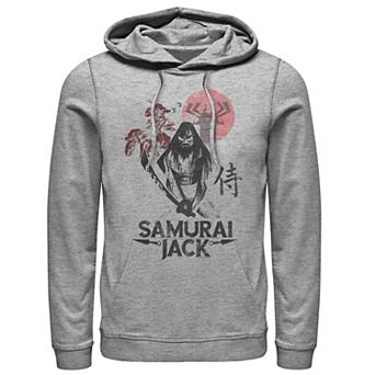 Men's Cartoon Network Samurai Jack Epic Warrior Kanji Art Rock Hoodie