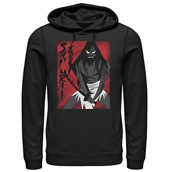 Men's Cartoon Network Samurai Jack Seeing Red Vengeance Is Near Hoodie