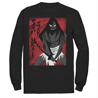 Men's Cartoon Network Samurai Jack Seeing Red Vengeance Is Near Long Sleeve Tee