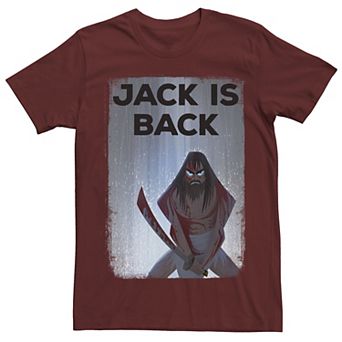 Men's Cartoon Network Samurai Jack Jack Is Back Rainwater Tee