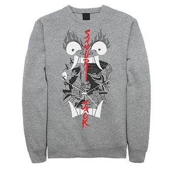 Men's Cartoon Network Samurai Jack Aku Illustrated Storytelling Sweatshirt