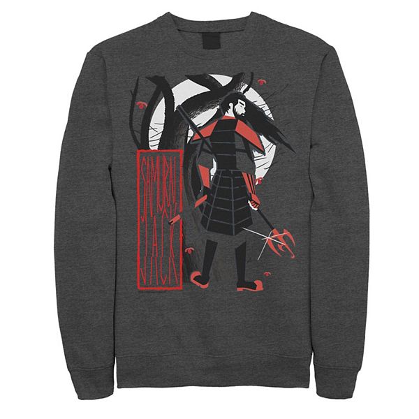 Men's Cartoon Network Samurai Jack Artistic Portrait Fleece Top