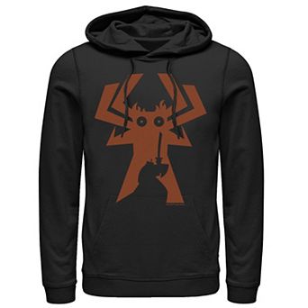 Men's Cartoon Network Samurai Jack Faces Aku Silhouette Hoodie