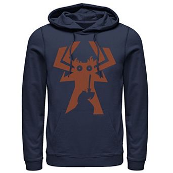 Men's Cartoon Network Samurai Jack Faces Aku Silhouette Hoodie