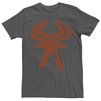 Men's Cartoon Network Samurai Jack Faces Aku Silhouette Tee