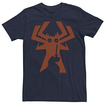 Men's Cartoon Network Samurai Jack Faces Aku Silhouette Tee