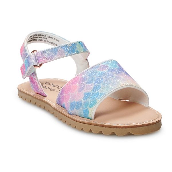 Read Toddler Girls Shoes Blue Flip Flops Dora Mermaid Sandals Small 5-6 NEW 