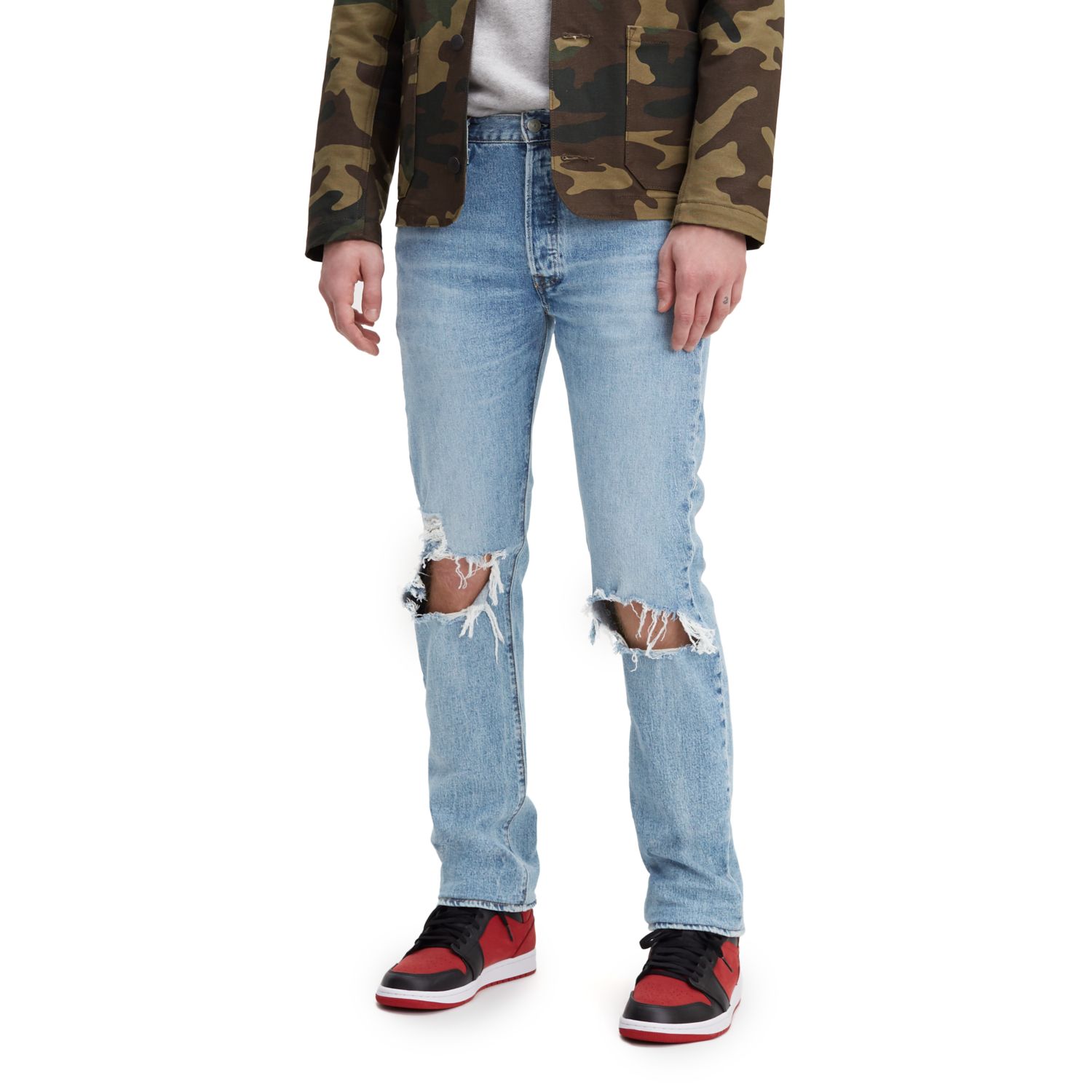 levi's stretch straight jeans