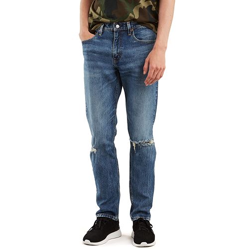 502 regular taper fit stretch jeans