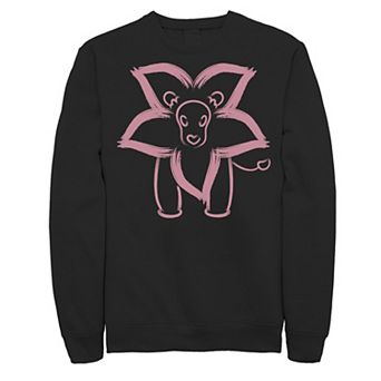 Men's Cartoon Network Steven Universe Flower Lion Outline Sweatshirt