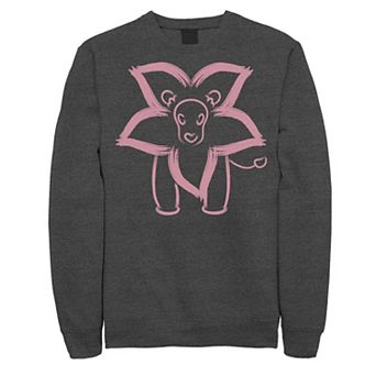 Men's Cartoon Network Steven Universe Flower Lion Outline Sweatshirt