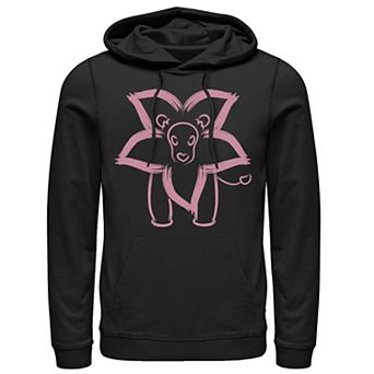 Men's Cartoon Network Steven Universe Flower Lion Outline Hoodie