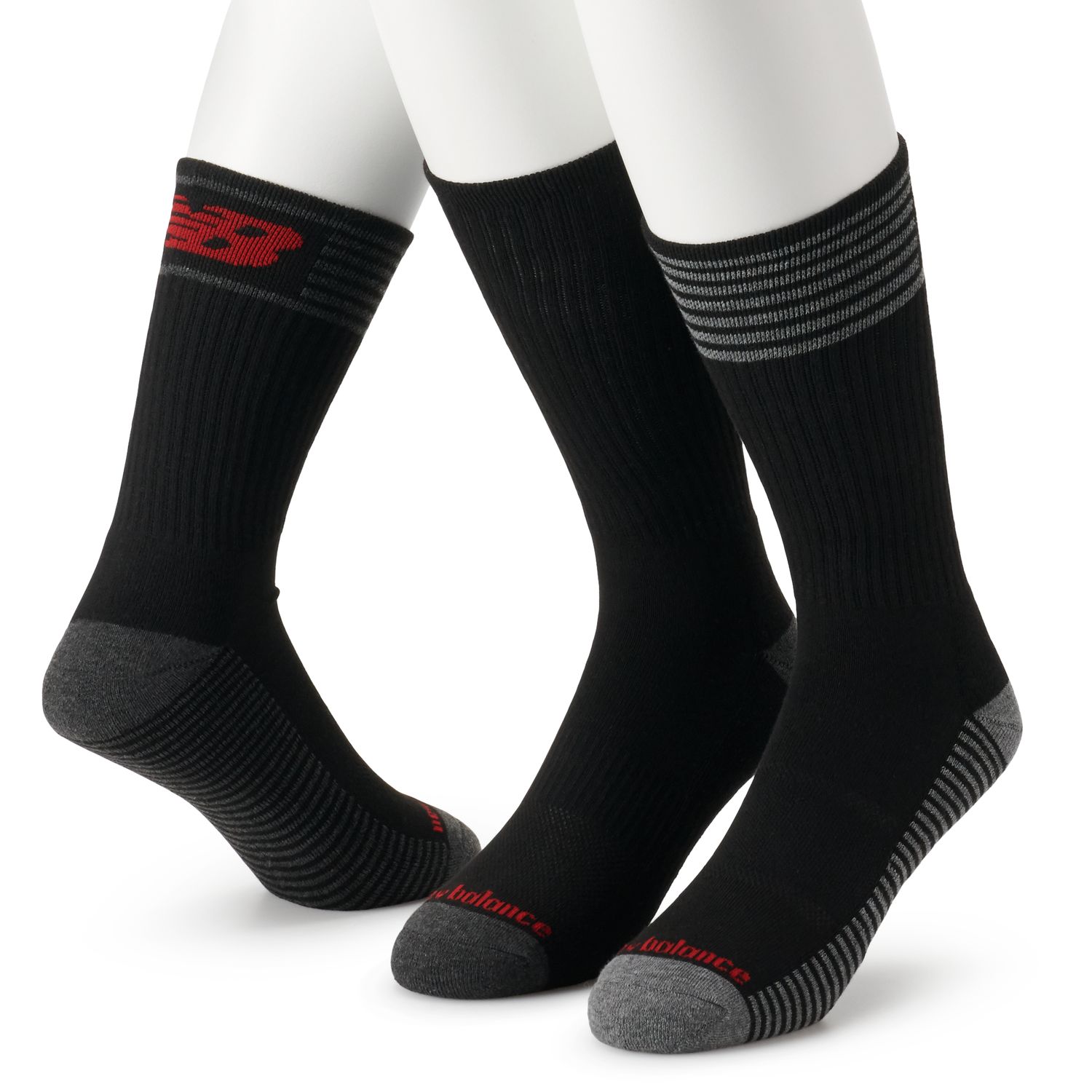 new balance white crew socks