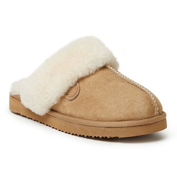 Fireside by Dearfoams Sydney Scuff Women's Slippers - Sand (10)